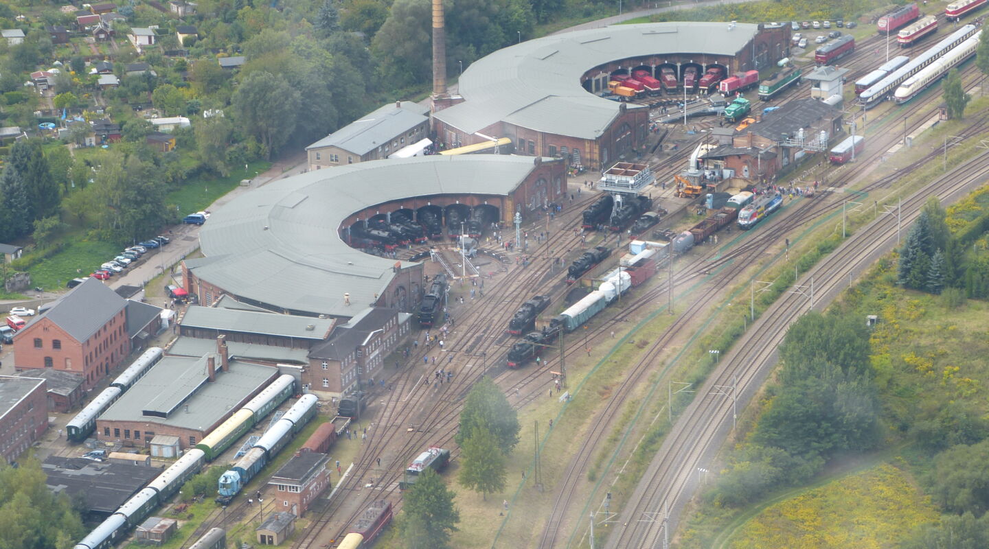 Willkommen auf 26 Hektar historischem Eisenbahnareal - Schauplatz Eisenbahn